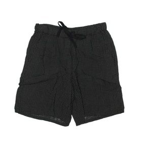 Eileen Fisher linen gingham shorts